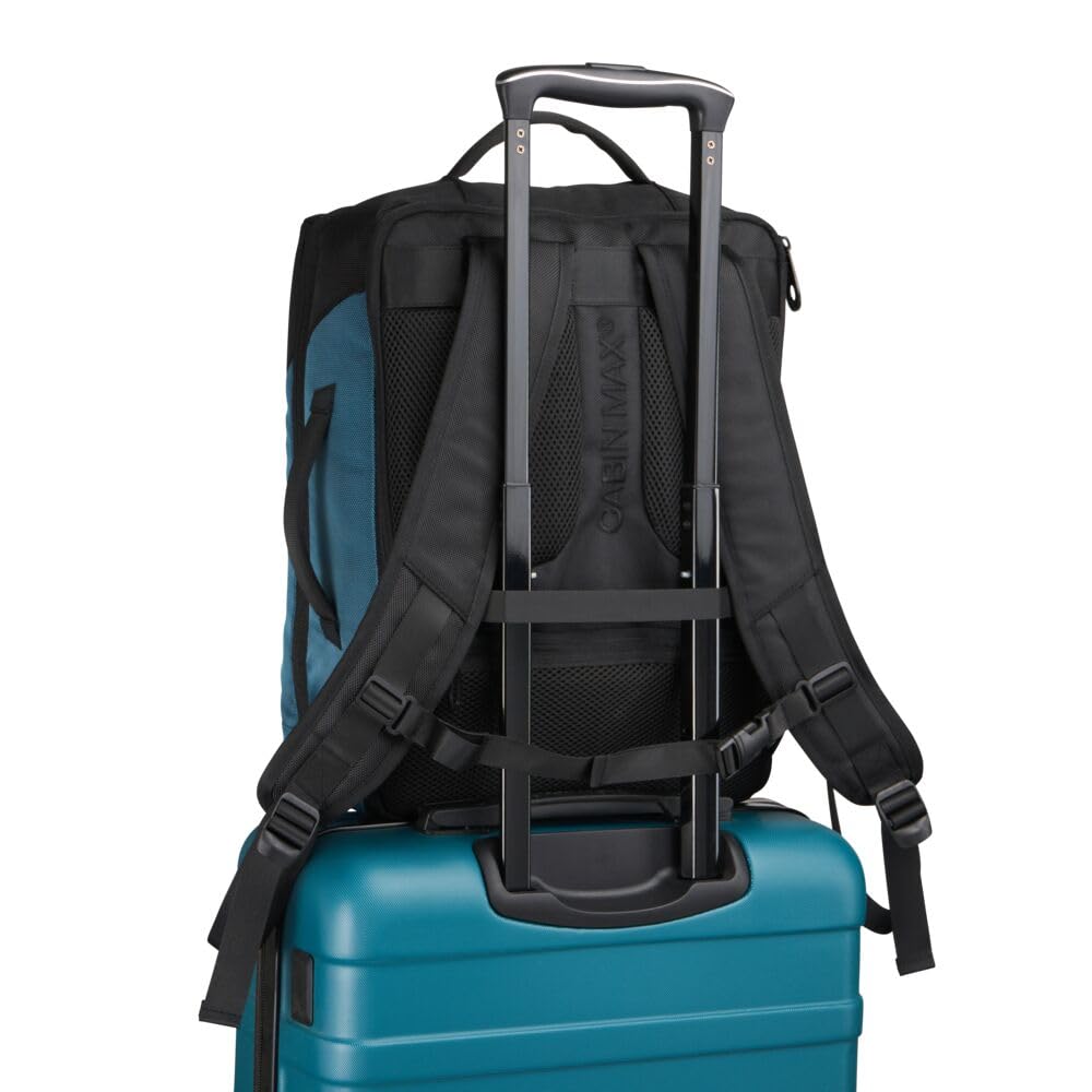 Cabin Max Equator X 40x30x20 cm Kabinenrucksack – Handgepäck Rucksack & Unter-Sitz Tasche mit Laptopfach – Recyceltes RPET Bordgepäck passend für Ryanair, EasyJet, Wizz Air, Eurowings