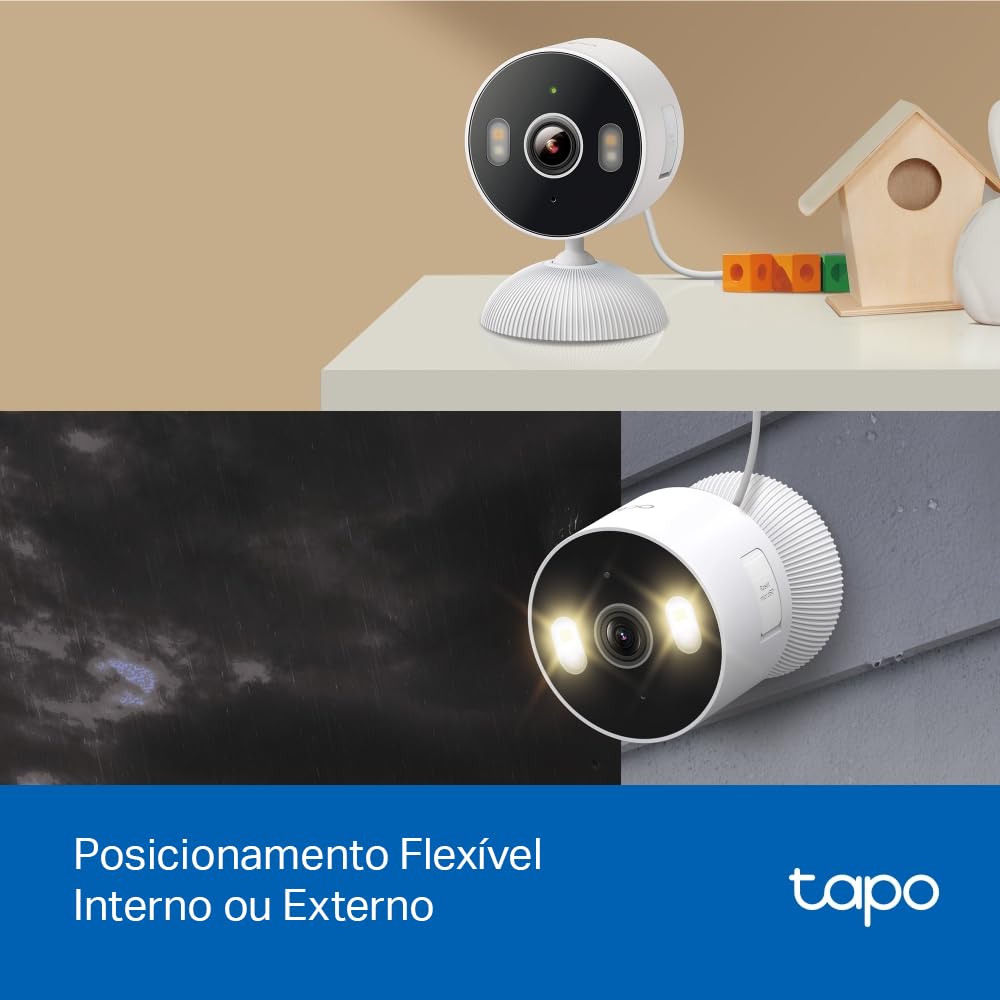 TP-Link Tapo C113 | Cámara de Seguridad Inteligente para Interiores 2K | Resolución 2304×1296 | Cámara IP Wi-Fi | Visión Nocturna | Detección de Movimiento | Audio bidireccional | Soporte de