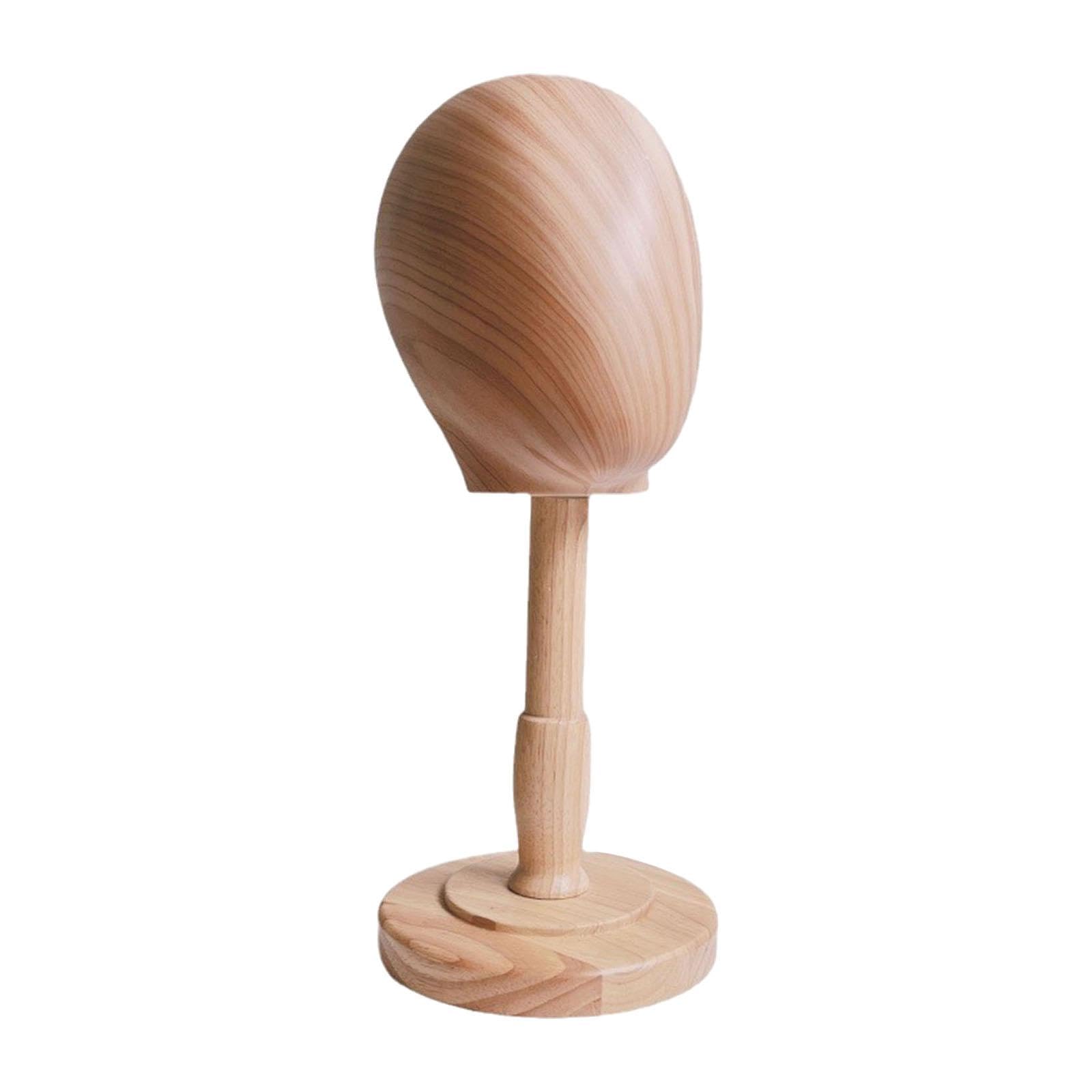 Wig Stand Wooden Cowboy Hat Headwear Hairdresser Home Hat Display Stand