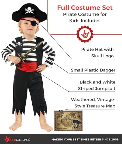 Disfraz pirata para niños de Morph miniatura 2