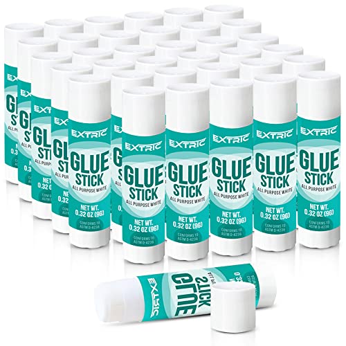 Glue Sticks 0.32 Ounce – 36 Count Glue Stick, All Purpose...