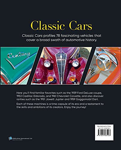 Publications International, Ltd. 9781645585923 Classic Cars: 60 Years Of Driving Excellence thumb #1