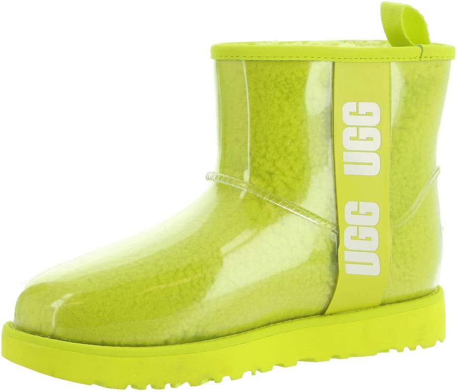 UGG Classic Clear Mini Boot, Sulfur, Size 7