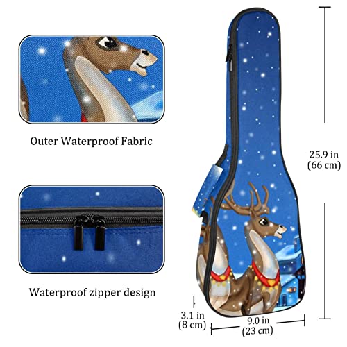 Housse pour ukulélé Père Noël sur le toit avec rembourrage en éponge de 10 mm d’épaisseur 53,3 cm avec sangles réglables… - Les Beatles, Paul McCartney, John Lennon, RIngo Starr, George Harrison Housse pour ukulélé Père Noël sur le toit avec rembourrage en éponge de 10 mm d'épaisseur 53,3 cm avec sangles réglables… – Image 5