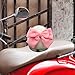 Mqetly Helmet Decoration Ornament Decor Lightweight Adorable Skating Helmets Decor for Skating Motorbike Snowboarding, Pink