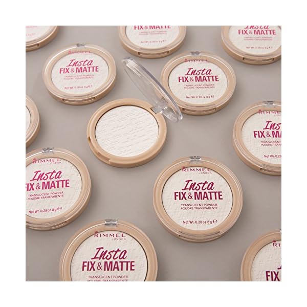 Rimmel-Insta-Fix-Matte-Setting-Powder-Translucent-028-Ounce Rimmel Insta Fix & Matte Setting Powder, Translucent, 0.28 Ounce