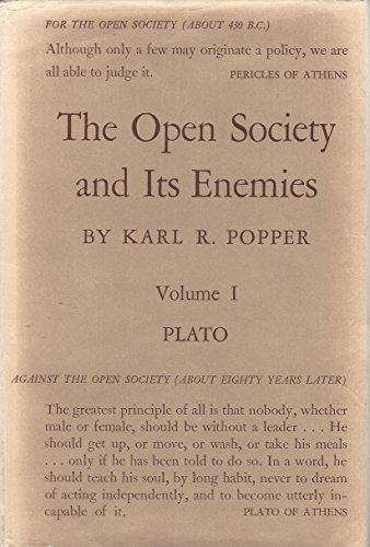 The Open Society and Its Enemies, Volume I 1 On... B01L879C84 Book Cover