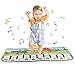 JUNSHUO Alfombra para Piano 100 * 36 cm, Alfombra de Teclado, Táctil Musical Juego Mat, Portátil Electrónico Educativo Musical Tapete de Piano para Bebé, Niño, Niña Regalo
