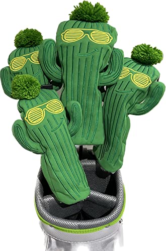 Housse de club hybride pour bois de parcours 5 Riki & ROI Cactus : idéal sur le green