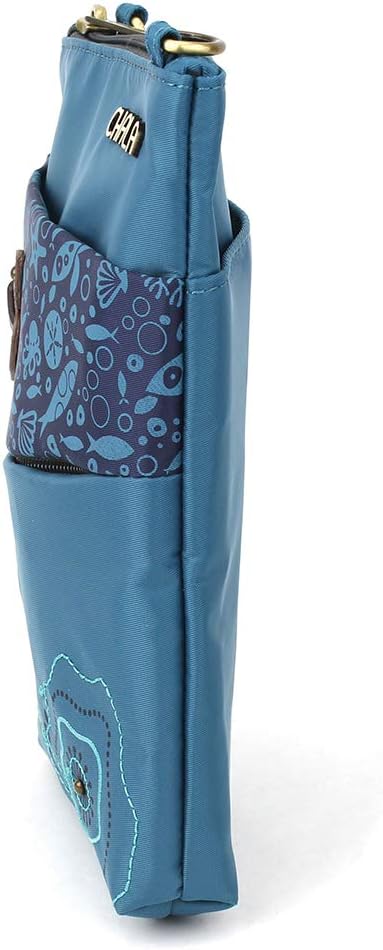 CHALA Venture Evolution RFID Cell Phone Purse - Women Nylon/Faux Leather Xbody Handbag with Adjustable Strap