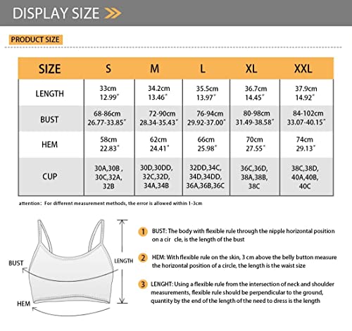Mumeson Sutiãs esportivos femininos esportivos macios e acolchoados com alças finas confortáveis par