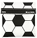 Lunchskins Reusable Velcro Sandwich Bag, Black Soccer