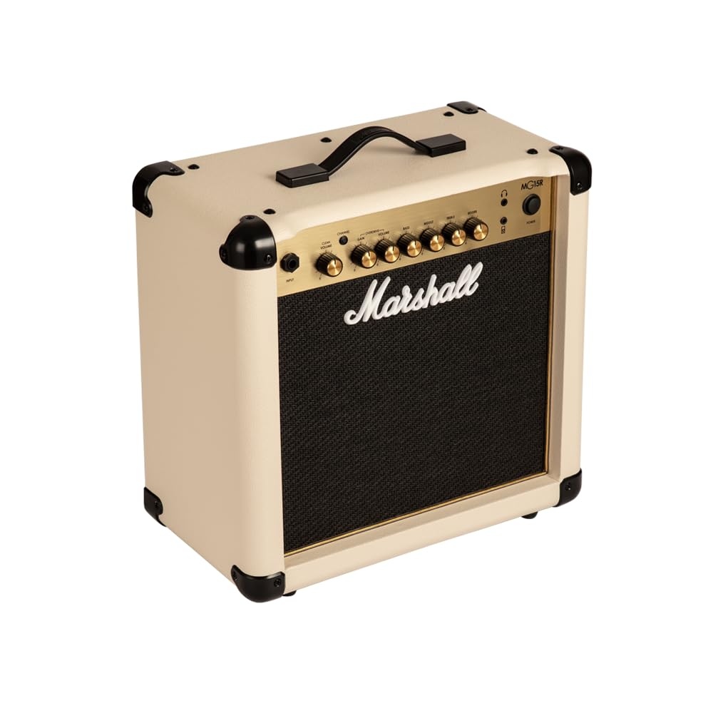 Marshall MG15GRC 15-Watt Guitar Combo Amplifier Latest Version with Reverb and 2 Channels - Cream - Image 3 thumbnail