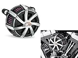  GZM Luftfilter-Set Extreme Agitator schwarz Screamin Eagle Motorrad Harley Davidson