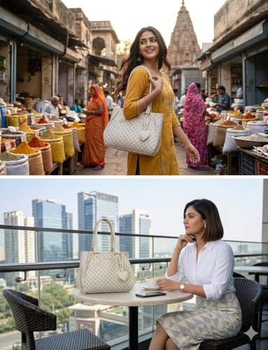 Image of Fostelo Women's Buenos Satchel Tote Handbag for Women | Ladies Purse | Stylish Shoulder Bag | Gift For Women