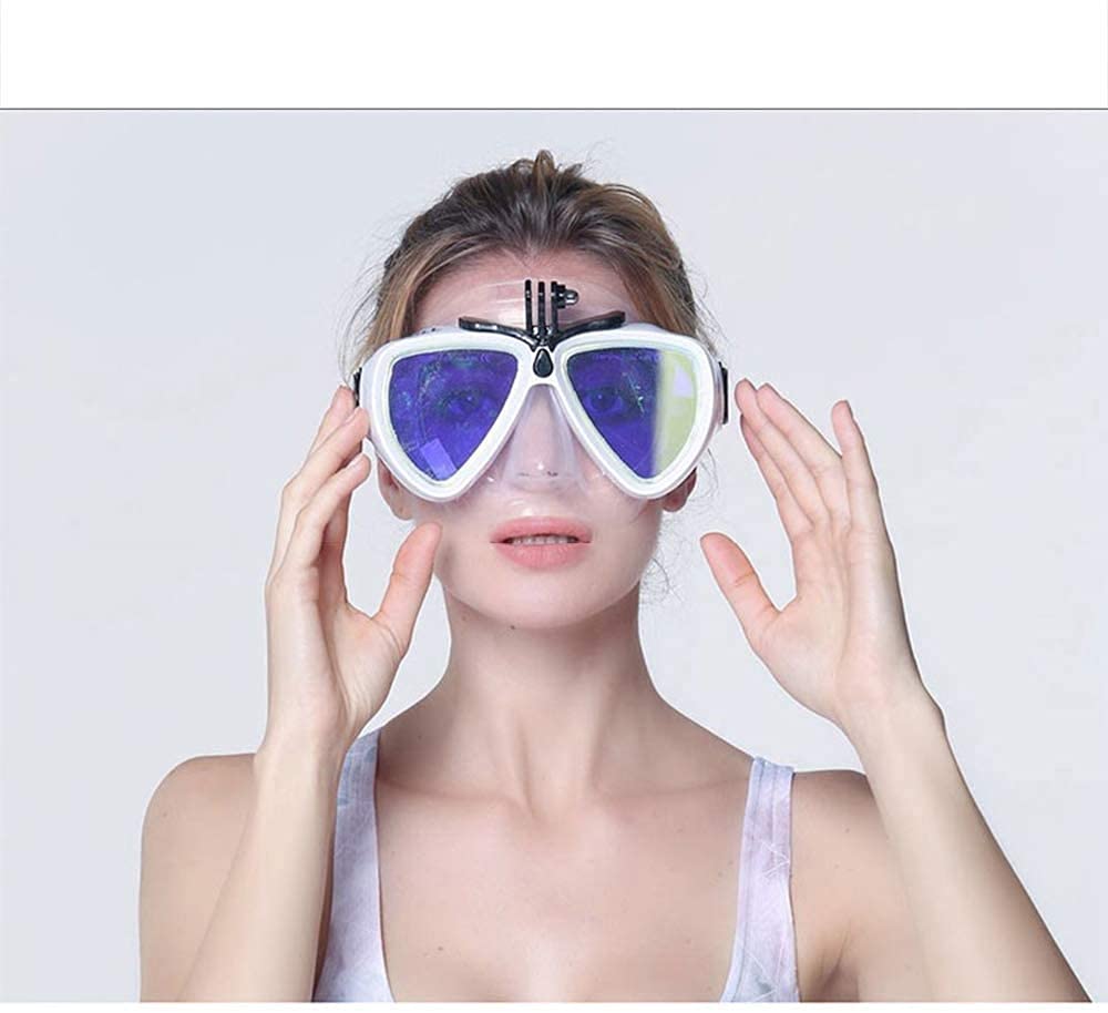 MRKU Occhiali da Sub Maschera da Sub Snorkeling Snorkel Completamente Asciutto Anti-Appannamento e Impermeabile Attrezzatura Subacquea ad Alta Definizione