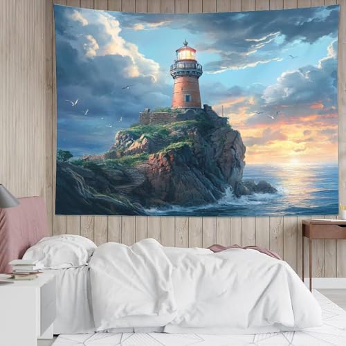 Couverture murale tour de guet pour masquer un mur vide sans percer