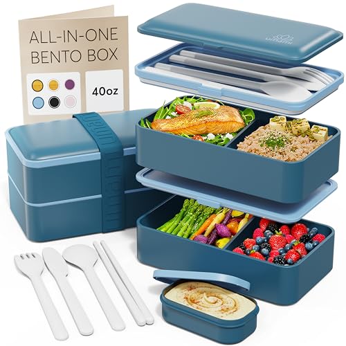 Image of Umami Bento Box Adult, Leakproof, All-in-1 Lunch Containers for Adults
