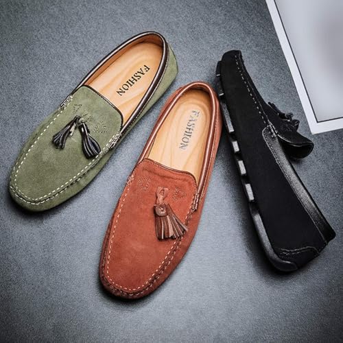 Men's Flowing Su Fu Dress Flat Boat Shoes Driving Car4