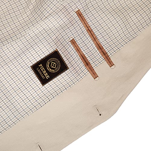 Men's Sport Coat Slim Fit 2 Button Linen Cotton Blazer Lightweight Jacket2