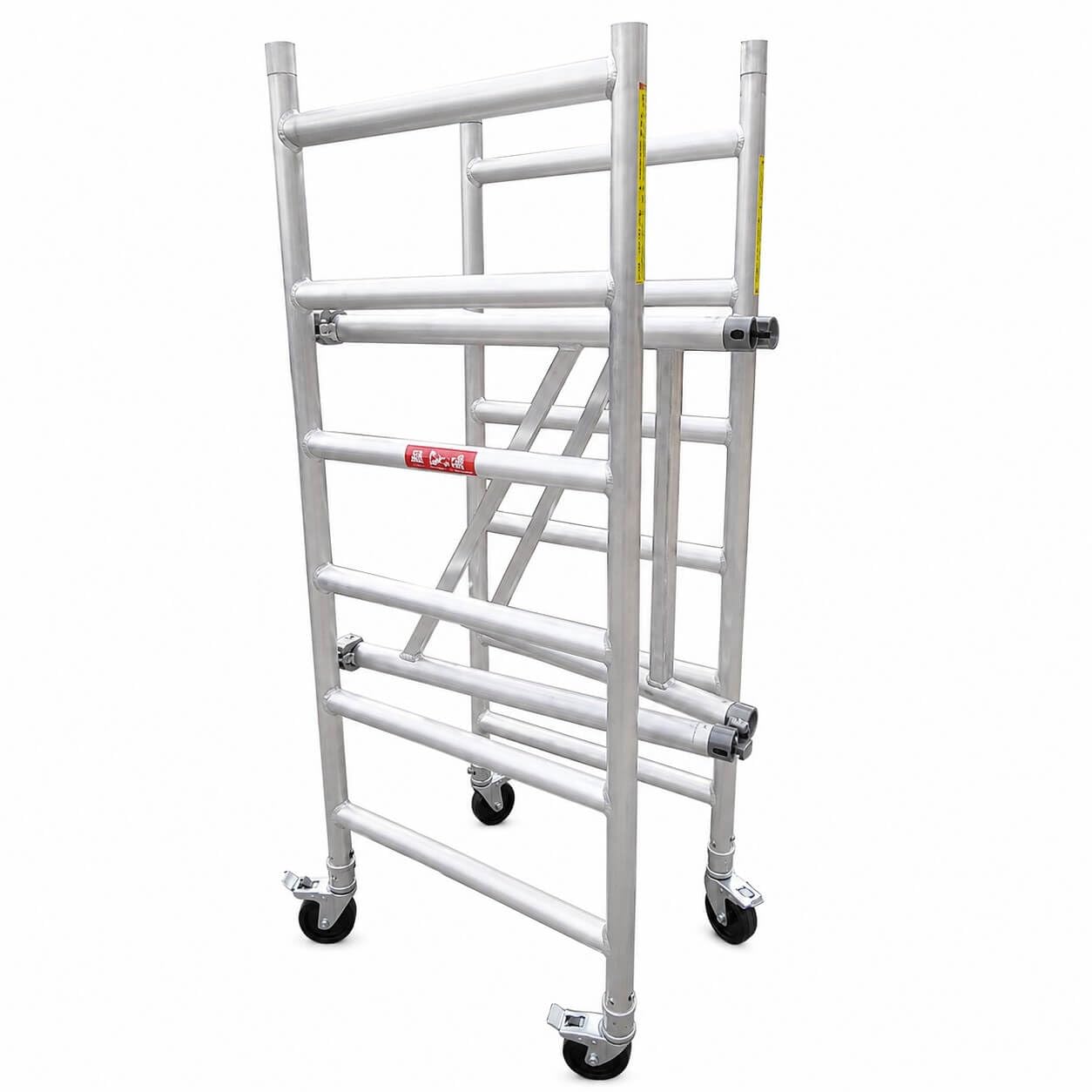 Andamio móvil COMPAX XL 1400 de aluminio con plataforma 1,40 m y altura de trabajo 3,44 m