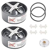 【Lieferumfang】- Nicht Original-NutriBullet Produkte, aber sie funktionieren wie das Original. Enthält: 2 Stück Ersatzklingebasis