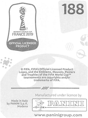 Miniatura 2 de 2019 Panini FIFA Women's World Cup France Album Stickers (Individual Sticker Only) Soccer #188 Elise Kellond-Knight Australia 2 Inch by 2 12 Inch
