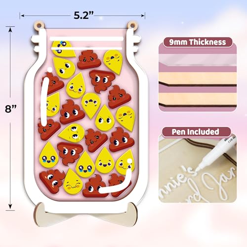 Image of 2 Pack 60 Tokens Reward Jar Magnetic for Kids Potty Training Toddlers Poop Star Teacher Classroom Board Incentive Good Behavior Management Tools Back to School Boys Girls