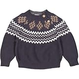 Müsli by Green Cotton Knit Jacquard Sweater Baby