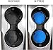SINGARO Car Cup Coaster, 4PCS Universal Non-Slip Cup Holders Embedded in Ornaments Coaster, Car Interior Accessories, Blue