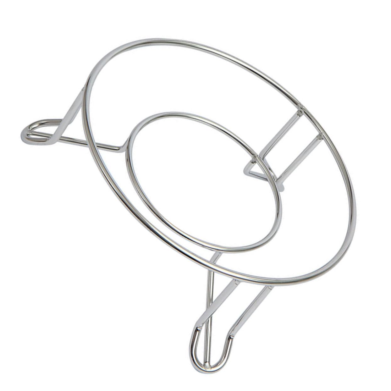 KICHOUSE 1pc Stainless Steel Pot Rack Organizer Heat Insulated Multi Kitchen Gadget Stand for Holding Pots Pans Versatile for Cookware for Kitchen Storage Protection