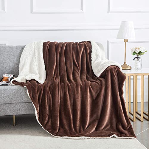 Aspire Homeware Sherpa Fleece Blanket King Size Bed Throws Blankets for Sofas Reversible Soft & Fluffy Thick Large Travel Blanket Microfiber Sofa Throw (Coffee, (200 x 240 cm)) - Cosy Home Interiors Aspire Homeware Sherpa Fleece Blanket King Size Bed Throws Blankets for Sofas Reversible Soft & Fluffy Thick Large Travel Blanket Microfiber Sofa Throw (Coffee, (200 x 240 cm)) - Image 6