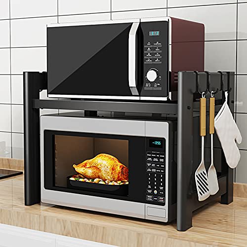 Support de pot à épices pour four à micro-ondes contre le désordre du comptoir - 2
