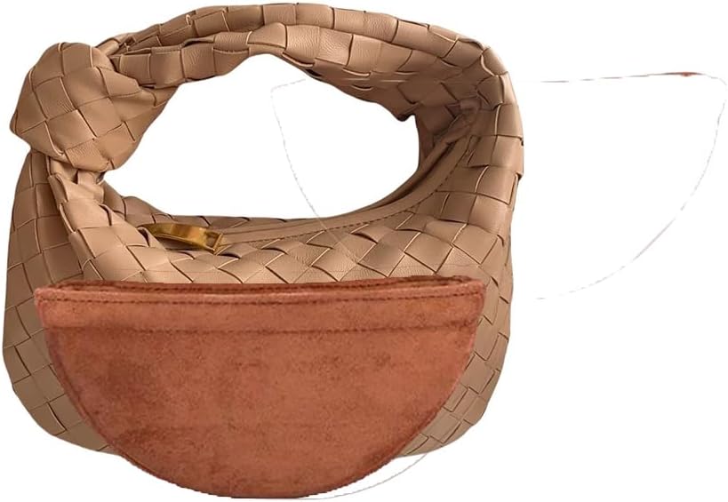 LingEva Leather Woven Purse Woven Hobo Bag for Women