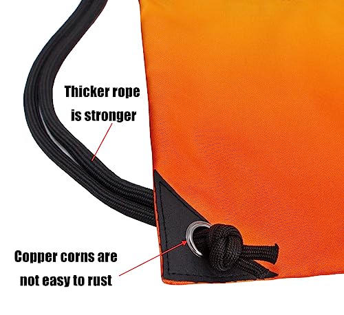 Image of HOLYLUCK Drawstring Backpack Bag Sport Gym Sackpack