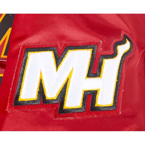 Chaqueta Pro Standard NBA Satin Jacket de chenilla roja L 6