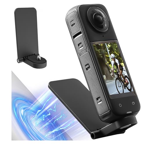 Support magnetique caméra sport base pivotante 360 pour Insta360 et DJI Osmo