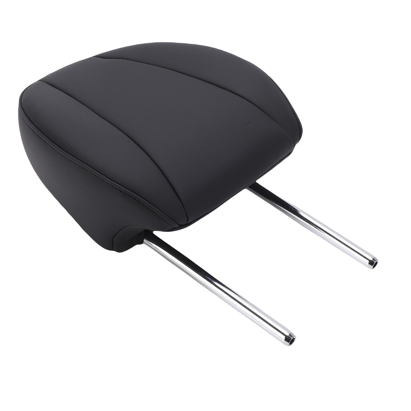 Fabater Appui-tête de Voiture en Cuir PU, Appui-tête de Conception Ergonomique, Oreiller pour Les Navetteurs, Support en Métal Noir, de Voiture