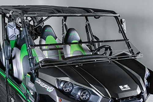 Compatible with Kawasaki Teryx Full Tilting UTV Windshield 3/16" - Scratch Resistant - 2016+ - Made in the USA!.