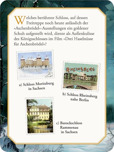 Schachtelspiel - Drei Schüsse und ein Aschenbrödel: Eine moderne Krimigeschichte mit 24 Rätseln zum Kultfilm: Adventskalender für die ganze Familie (Literarische Adventskalender)