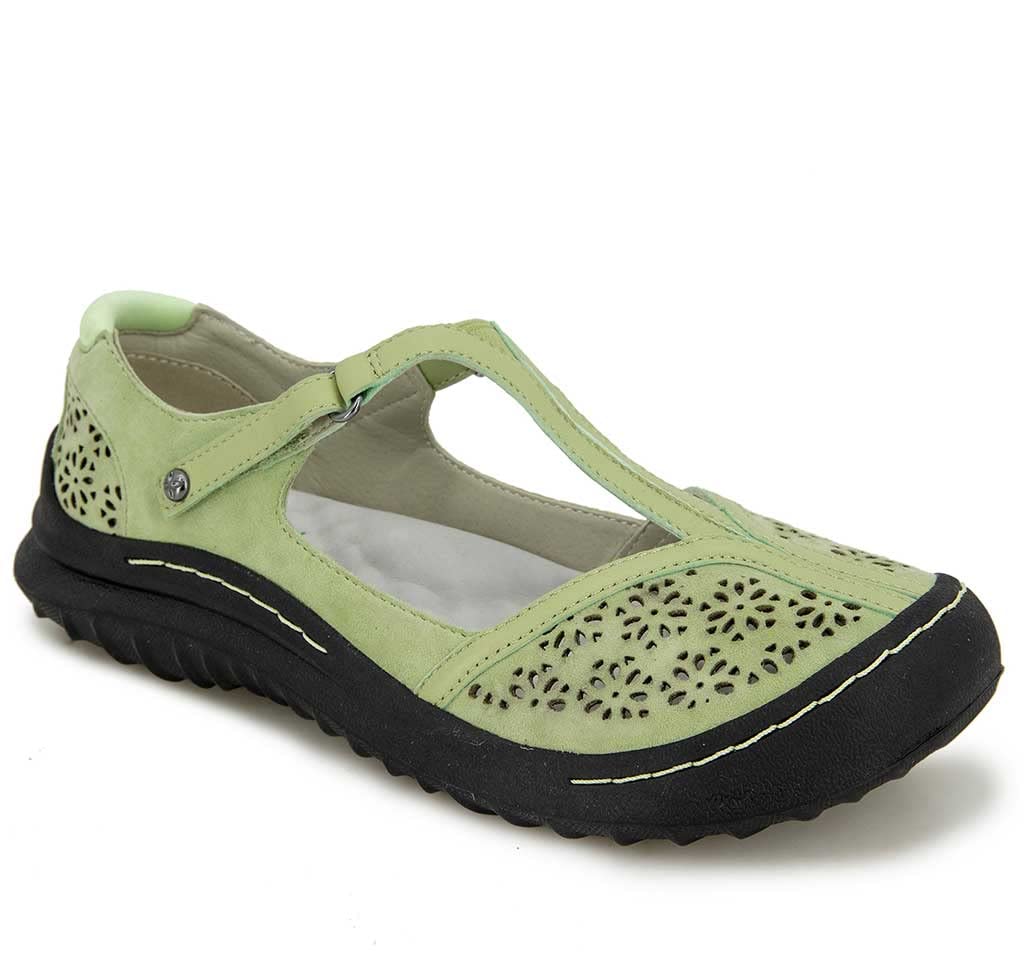 Womens Creek Perforated T-Strap Sandals