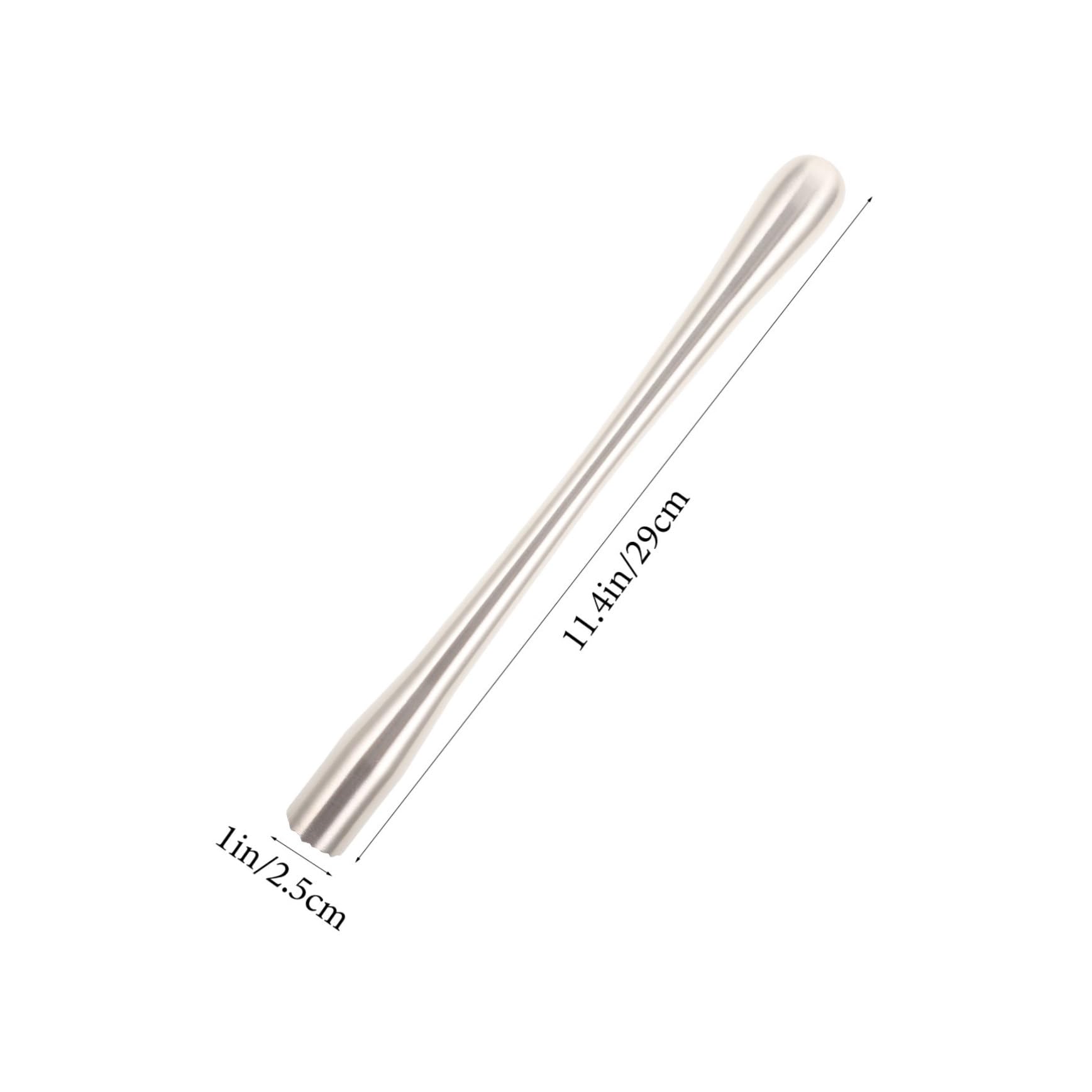 NAMOARLY Ice Muddler for Lemon Professional Stainless Steel Cocktail Muddler Easy Cleaning