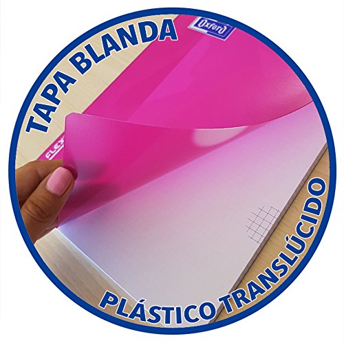Oxford Classic 400042147 - Pack of 5 Notebooks Spiral with Plastic Lid, fº, Gemischt - Image 4