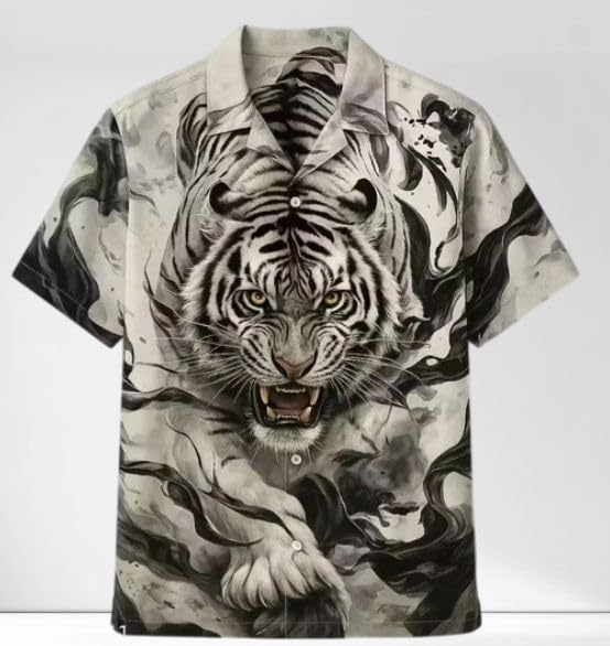 Image of RK Enterprise Men's Stylish Printed Lycra Half Sleeve Shirt for Men & Boys Design no VE Shirt-Parent