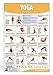 Yoga - Asana Poster/Chart Laminated; Yoga Poster, Yoga Chart, Asana Chart, Yoga poses, Yoga Stretches Chart, Yoga Workout, Hatha Yoga Chart, Flow Yoga, Ashtanga Yoga, Yoga Sutras, Yoga Positions