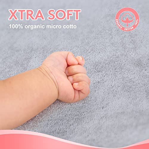 Tbezy Hooded Towel For Kids 100% Cotton Ultra Soft With Unique Animal Design Large For Infants 3-10 Years (Hippo) #TOP2