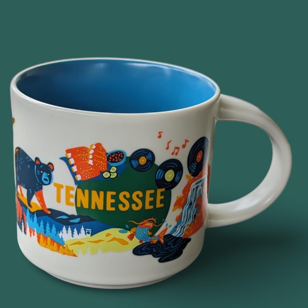 Taza de Tennessee Starbucks Discovery Series el regalo ideal para viajeros