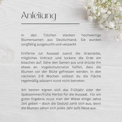 Briefzauber Blumensamen Danke - 10 Stück | Dankeschön Geschenke/Abschiedsgeschenk | Kleinigkeit für Kollegen, Kindergarten, Freunde, Gäste, Kindergeburtstag (10 Stück - Danke Blumen)