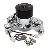 Assault Racing Products 6045400 Big Block Chevy Chrome Aluminum Electric Water Pump HV BBC 396 427 454