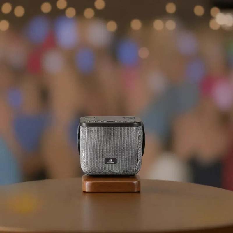Enceinte Karaoké Dbe50 Grey Dynabass Bluetooth portable et micro - 7